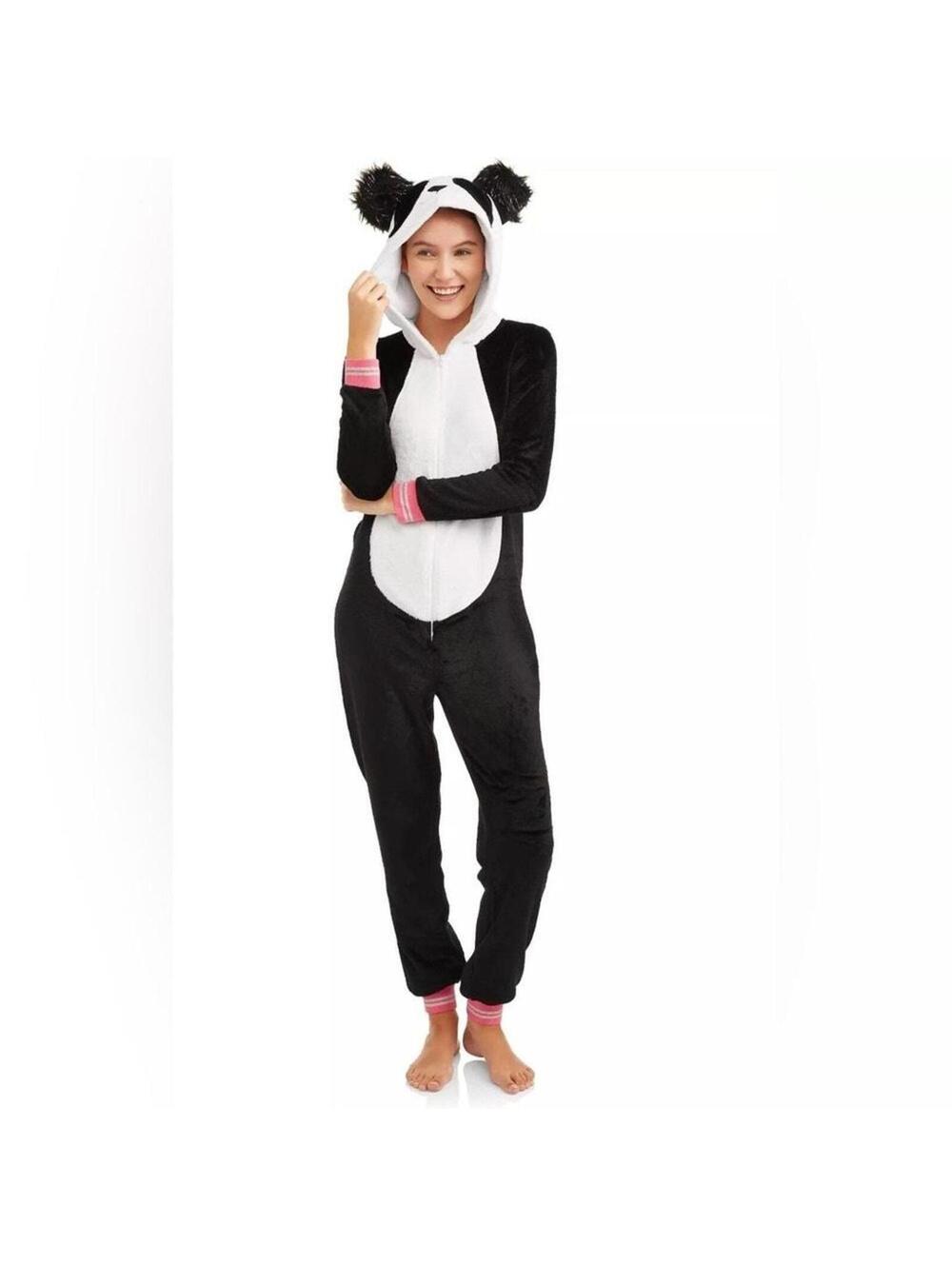 Secret Treasures Adult Small Panda Pajamas Halloween Costume Cosplay